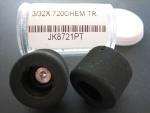 JK 3/32" x .720" rear tires for 1/32 scale racing, plastic wheels, treated rubber