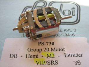ProSlot Group 20 motor "M2" blank arm 38 degree timing Mega III magnets VIP can