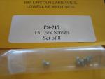 ProSlot T5 "Torx" self tapping screws for endbell C-can (8pcs)