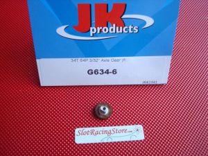 JK polymer spur gear for 3/32" axle 34T 64P