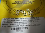 Slick-7 1/8" axle spacers, .020 thick