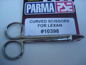 Parma forbici curve per tagliare le carrozzerie in lexan-policarbonato