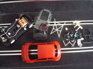 NSR Abarth 500 Assetto Corse body kit colour Red SW Shark 20K  