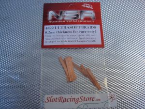 NSR super racing braids, 0,2mm thick bare copper, 10 pcs