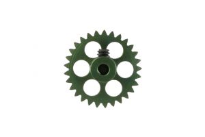 NSR 3/32 spur gear extralight 29t, AngleWinder, aluminium, green, diameter: 16.8mm 