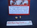 NSR pinion 13t, extralight and no friction, brass, diameter: 7,5mm, for NSR AW models, 2 pcs 