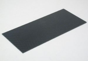 Scaleauto carbon fiber sheet 140mm x 62mm x 1mm 
