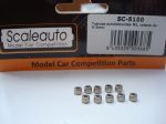 Scaleauto steel M2 self blocking nuts with 4.5mm nut, 10 pcs