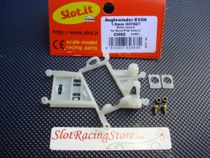 Slot.it supporto motore AW 1.0mm Offset Boxer/Flat EVO6 - HARD