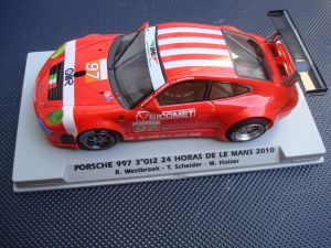 Fly Porsche 997 RSR BMS Scuderia Italia, 24h Le Mans 2010, con sistema sound chip