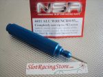 NSR aluminium wrench blue 0.95mm for M2 screws 