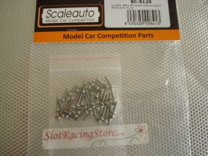 Scaleauto steel allen screw sets M2x4mm, M2x6mm, M2x8mm, M2x10mm,M2x12mm, mix sets of 10 each