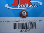 JK polymer spur gear for Falcon, 3/32" axle 34T 64P