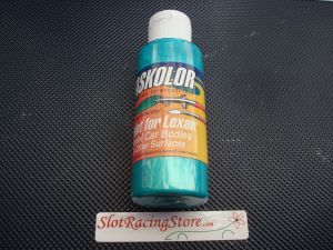 Faskolor "Fasescent" teal waterbased paint for lexan bodies