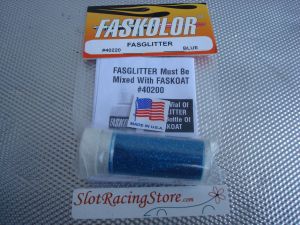 Faskolor "Fasglitter" red metalflake powder. Must be mixed with Faskoat 40200