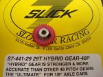 Slick-7 29 tooth 48 pitch hybrid gear for 1/8" axle