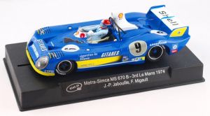 Slot.it Matra MS670 B n.9 - 3rd Le Mans 1974 - piloti: J.P.Jabouille - F.Migault