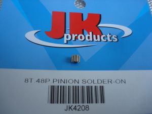 JK 8 tooth 48 pitch pinion, 2mm