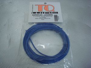 TQ 10' roll of blue "Super Flex" lead wire