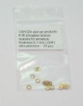 Cahoza spessori per indotti in bronzo fosforoso da 0,10mm ( confezione da 24 pezzi)