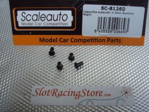 Scaleauto suspension mounts 5 mm aluminum black