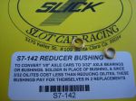 Slick-7 reducer bushing to convert 1/8" axle cars to 3/32" axle bearings or buschings (pair)
