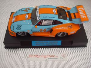 Sideways Porsche 935/77 Gulf Racing with petrol pump - limited edition