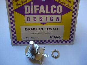 Difalco brake rheostat 25 ohms, replacement per all 1/32 Difalco controllers