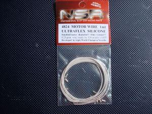 NSR silicone lead wire, 30 cm length, 2mm diameter, 408 strands x 0,05, extra flexible 