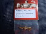 NSR metric body screws,  2.2 x 8mm, diameter 1,9mm, partially threated, 10 pcs