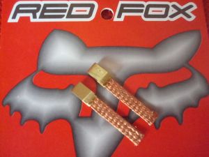 Red Fox braid, 1 pair