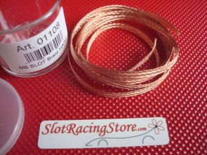MB 1 meter of copper braid, copper wire: 0,07mm, thickness: 0,40mm, width: 3,80mm