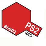 Tamiya PS02 spray paint can for polycarbonate, 100ml, red