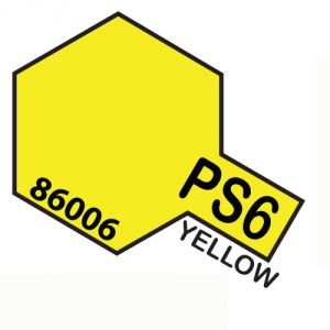 Tamiya PS06 vernice spray per policarbonato, 100ml, yellow