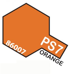 Tamiya PS07 vernice spray per policarbonato, 100ml, orange