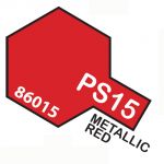 Tamiya PS15 vernice spray per policarbonato, 100ml, metallic red