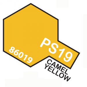 Tamiya PS19 spray paint can for polycarbonate, 100ml, Camel yellow