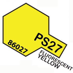 Tamiya PS27 vernice spray per policarbonato, 100ml, fluorescent yellow
