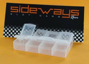Sideways cassettina in plastica per minuterie, 8 comparti