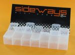 Sideways cassettina in plastica per minuterie, 14 comparti