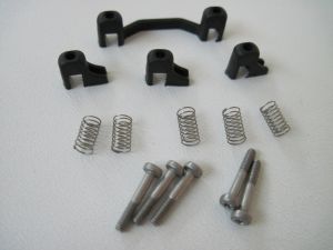 Thunderslot complete short spring Medium suspension kit (4 pods, 5 short springs Medium, 5 torx screws 1.8 x12 mm)