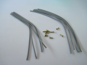 Thunderslot fili alimentazione al silicone (5 pezzi da 10cm, 5 pezzi da 12 cm, 10 connettori)