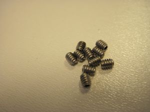 Thunderslot hexagonal screws 4-40 for gears and rims (10 pcs)