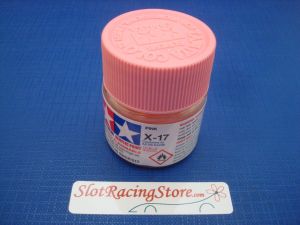 Tamiya X-17 acrylic paint for plactic bodies, 10ml, pink