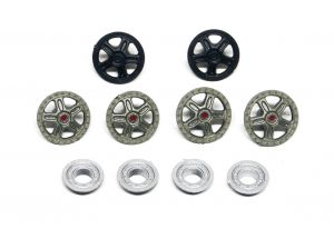 Slot it wheel insert, Toyota 88C type, for wheels 15.8mm and 16,5mm ( 4 pcs)
