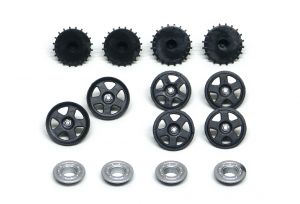 Slot it wheel insert, Lancia LC2-85 type, for wheels 15.8mm and 16,5mm ( 4 pcs)