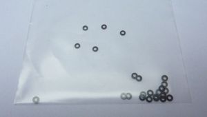 Cahoza isolanti in fenilico per assemblare le testine in alluminio, spessore 0,3mm,  confezione da 24 pezzi