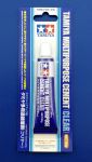 Tamiya multipurpose cement (clear) for cementing clear and painted parts, 20g
