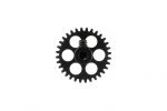 NSR 3/32 spur gear extralight 32t, Sidewinder, aluminium, black, diameter: 17,50mm, for 6,75mm pinions