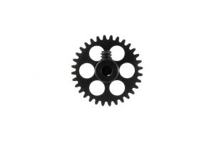 NSR 3/32 spur gear extralight 32t, Sidewinder, aluminium, black, diameter: 17,50mm, for 6,75mm pinions